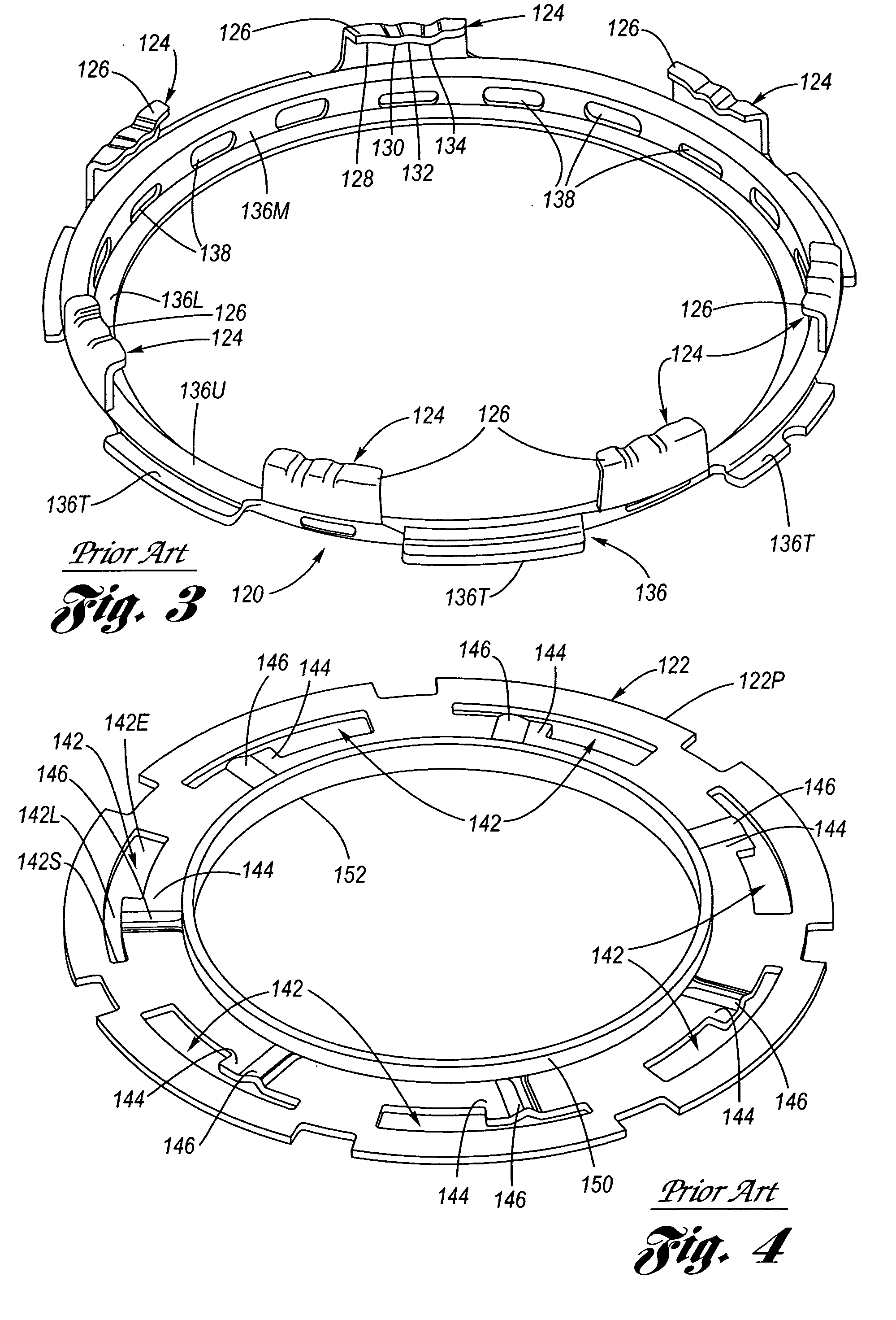 Helmeted lock ring for a sender module closure system for a fuel tank