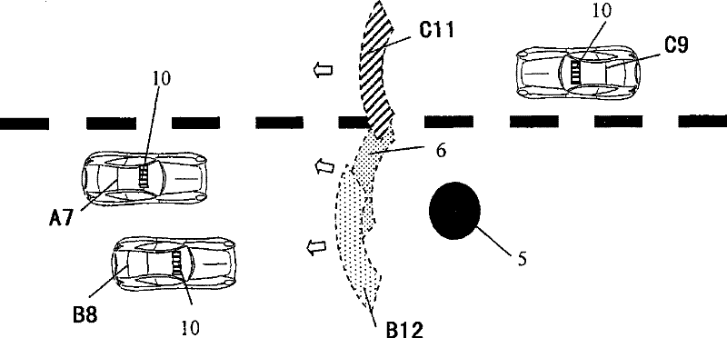 Method for realizing anti-interference large visual field distance gating vehicle night vision