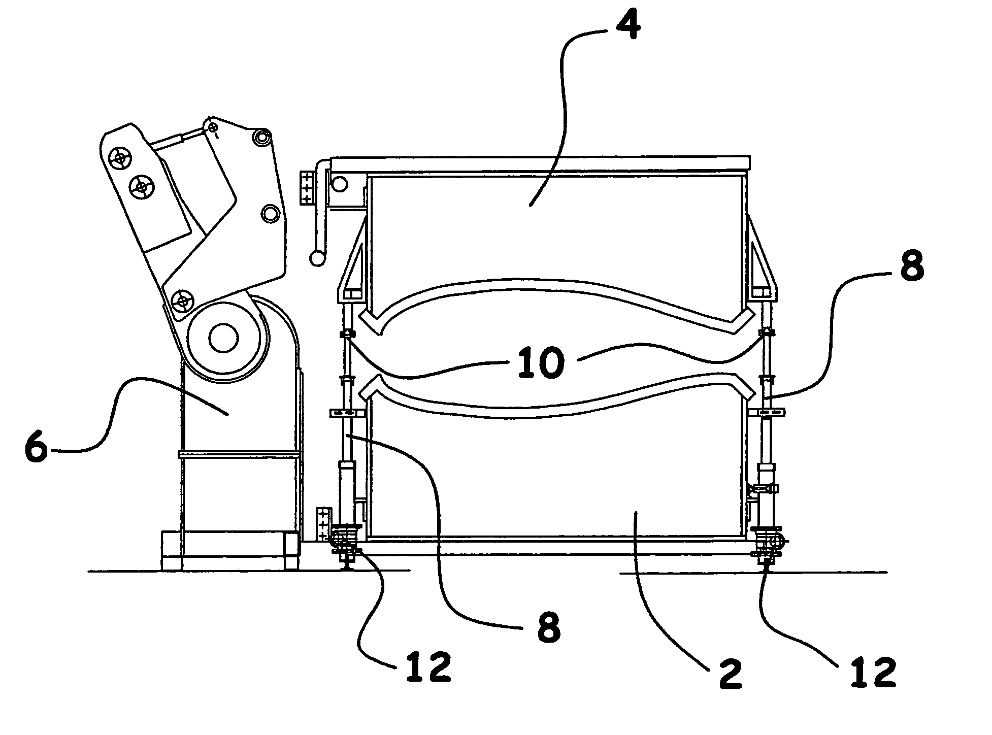 Mould assembly with closure mechanism