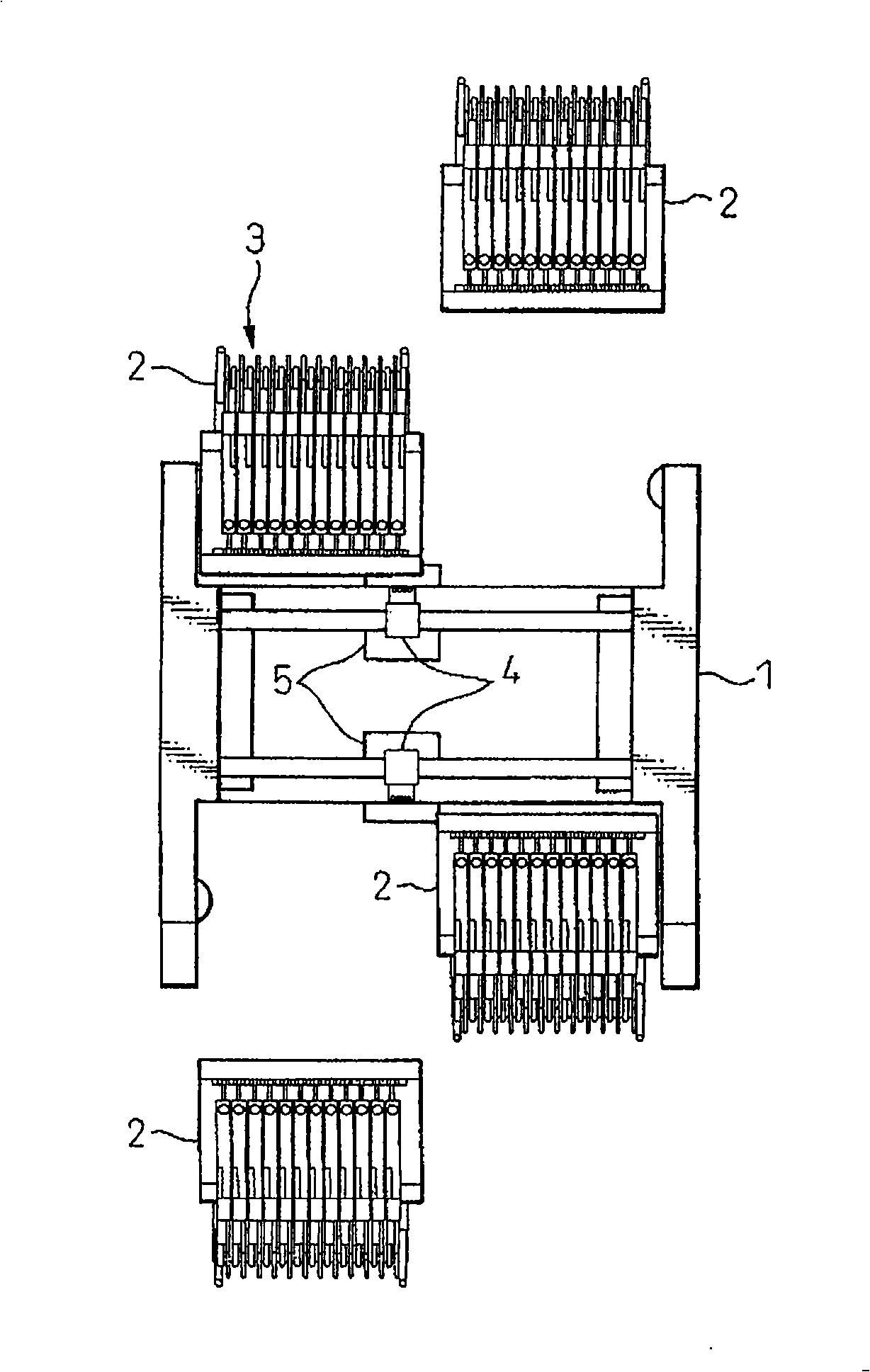 Operation support system of element assembling device, recognition method of element order and recognition method of Cassette holder order