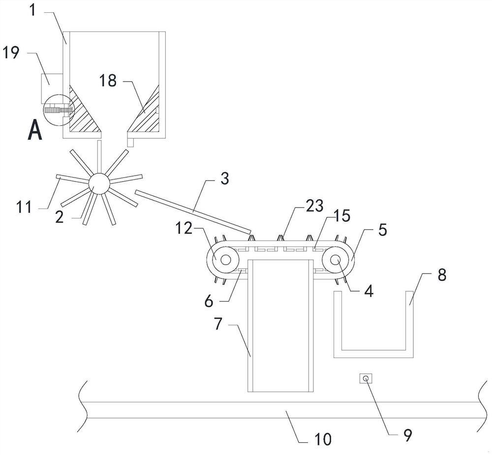 Pet food counting device and counting method thereof