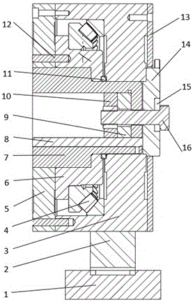 Integrated type pressing-twisting compound sensor measuring device for multifunctional bolt fastening analysis system