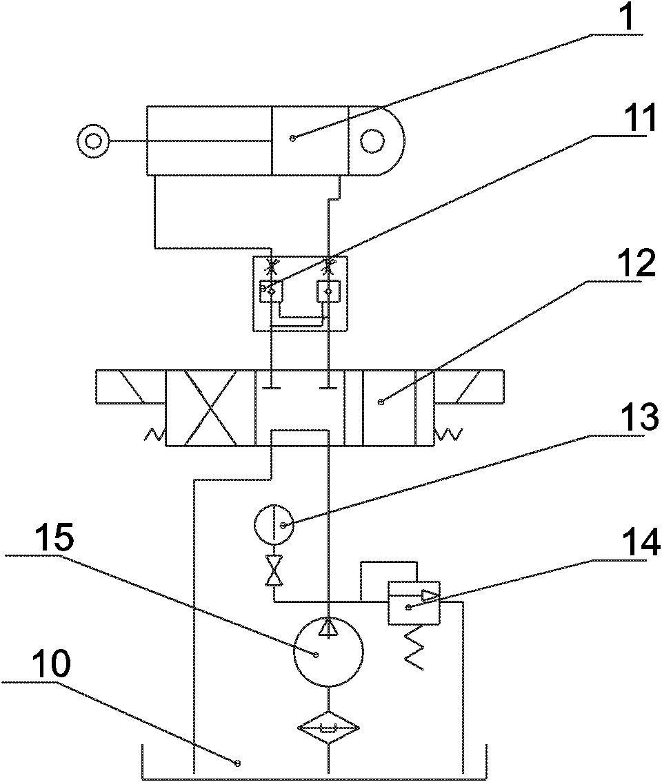 Automatic level adjusting device of hydraulically operated terminal pad and driving method thereof
