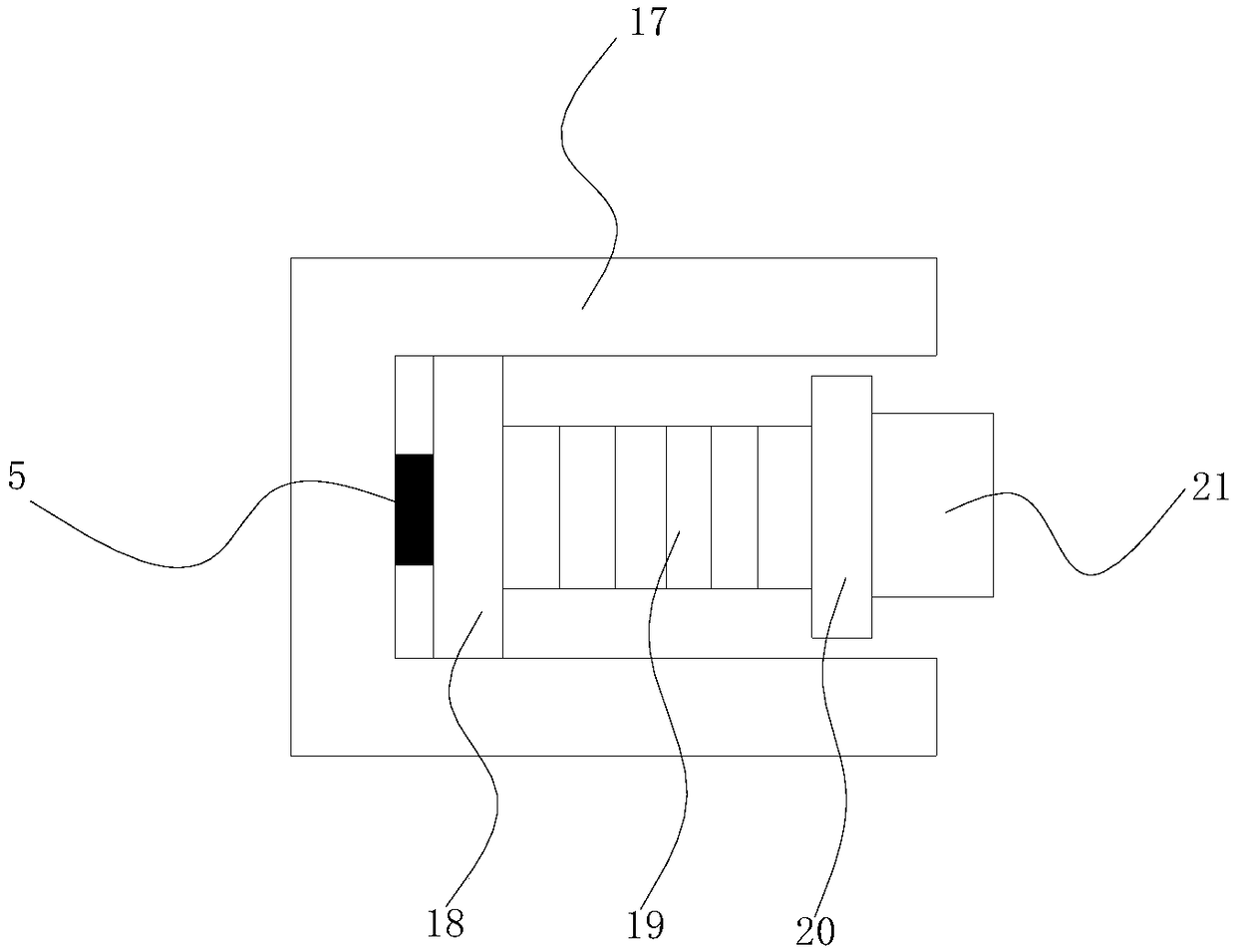 High-speed milling and cutting force testing device for multi-hardness material