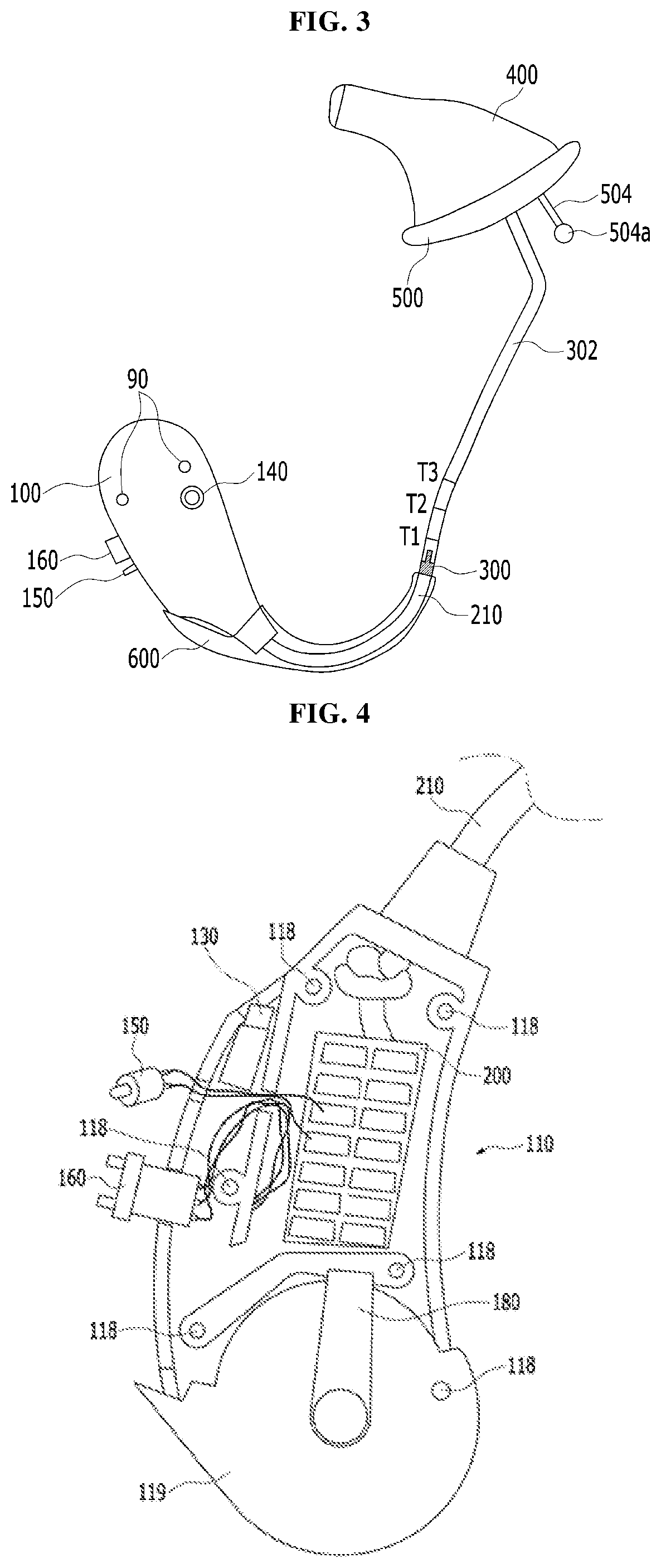 Earring hearing aid using RIT