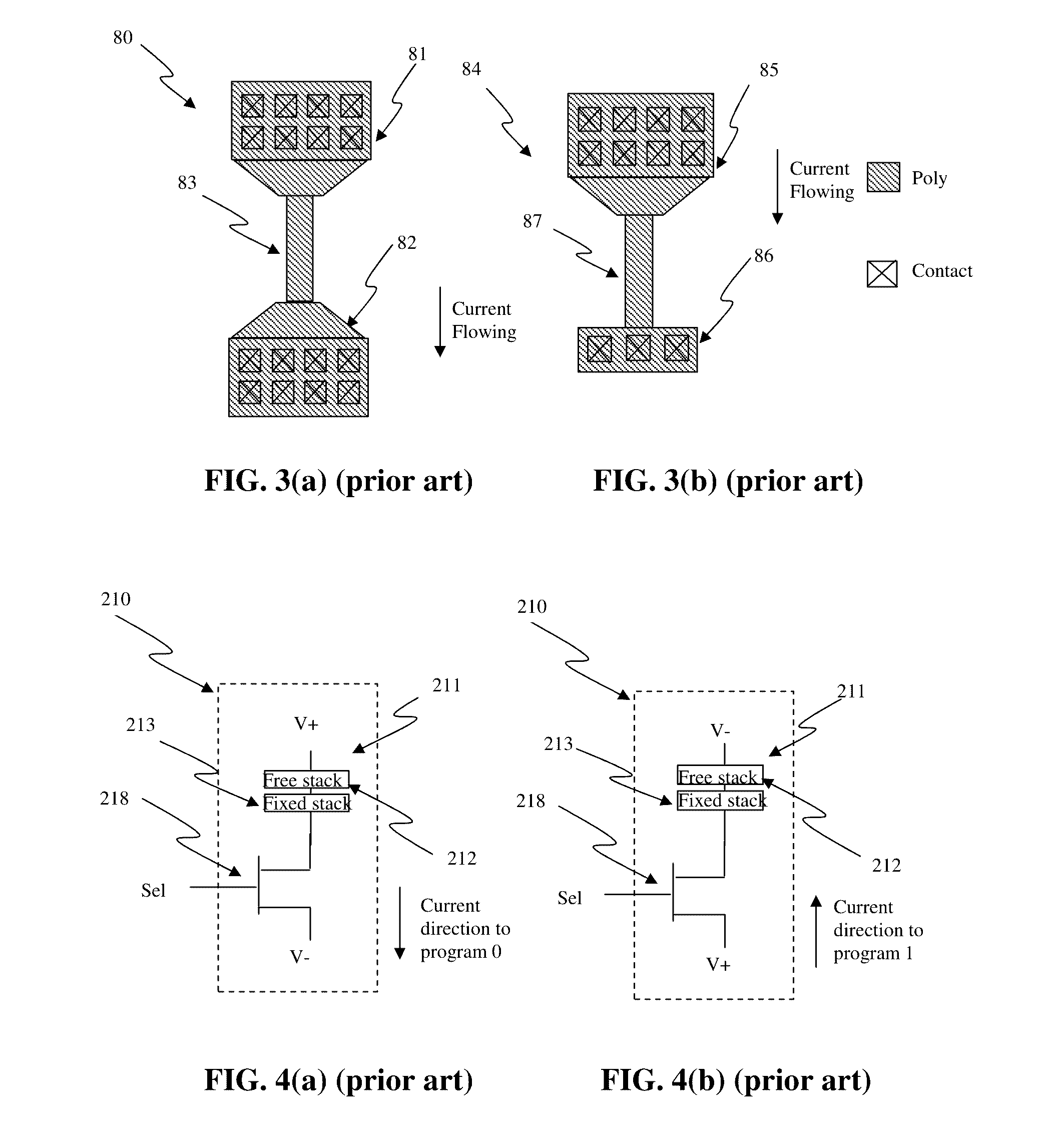 Method and system of programmable resistive devices with read capability using a low supply voltage