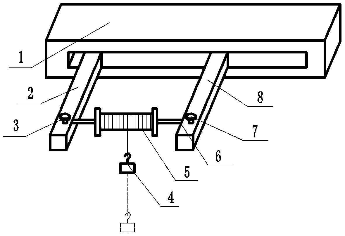 A test tool and method for bonding force of skeleton coil