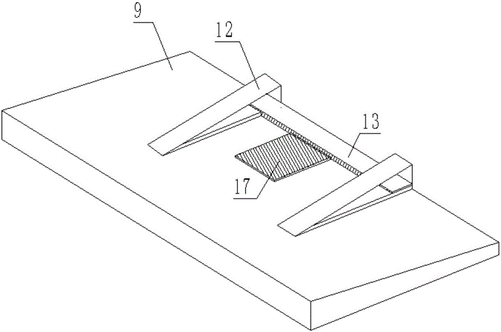 A semi-automatic flexible battery module film sticking device