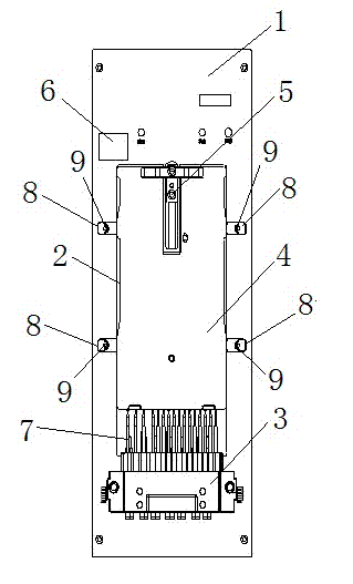Automatic positioning and crimping device and automatic positioning and crimping method of binding post of intelligent electric energy meter