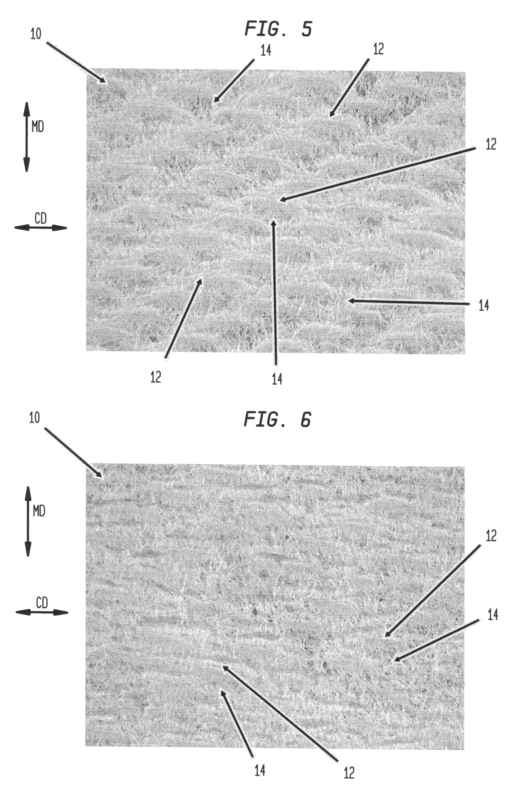 Fabric crepe/draw process for producing absorbent sheet