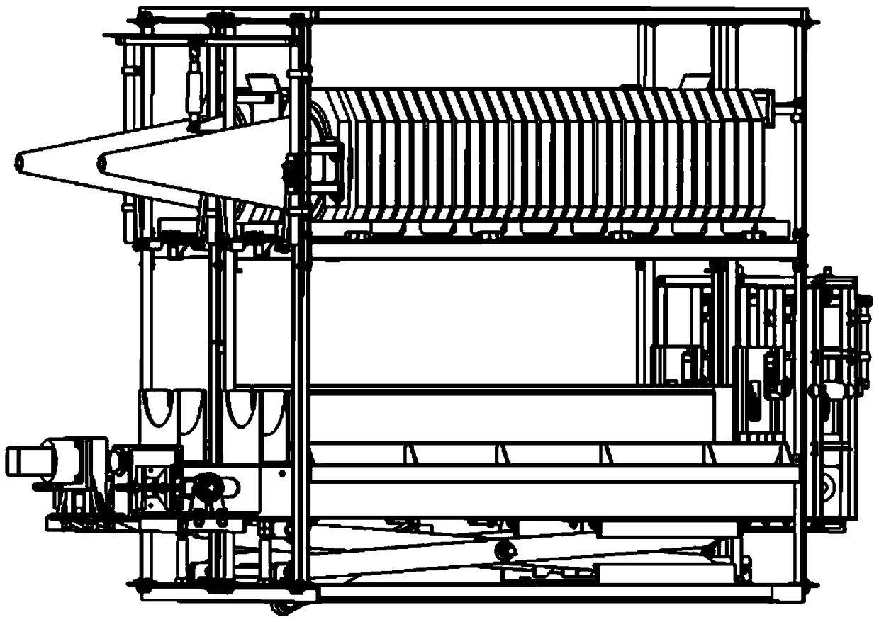 Highway automatic deployment and recovery road cone storage system assembly