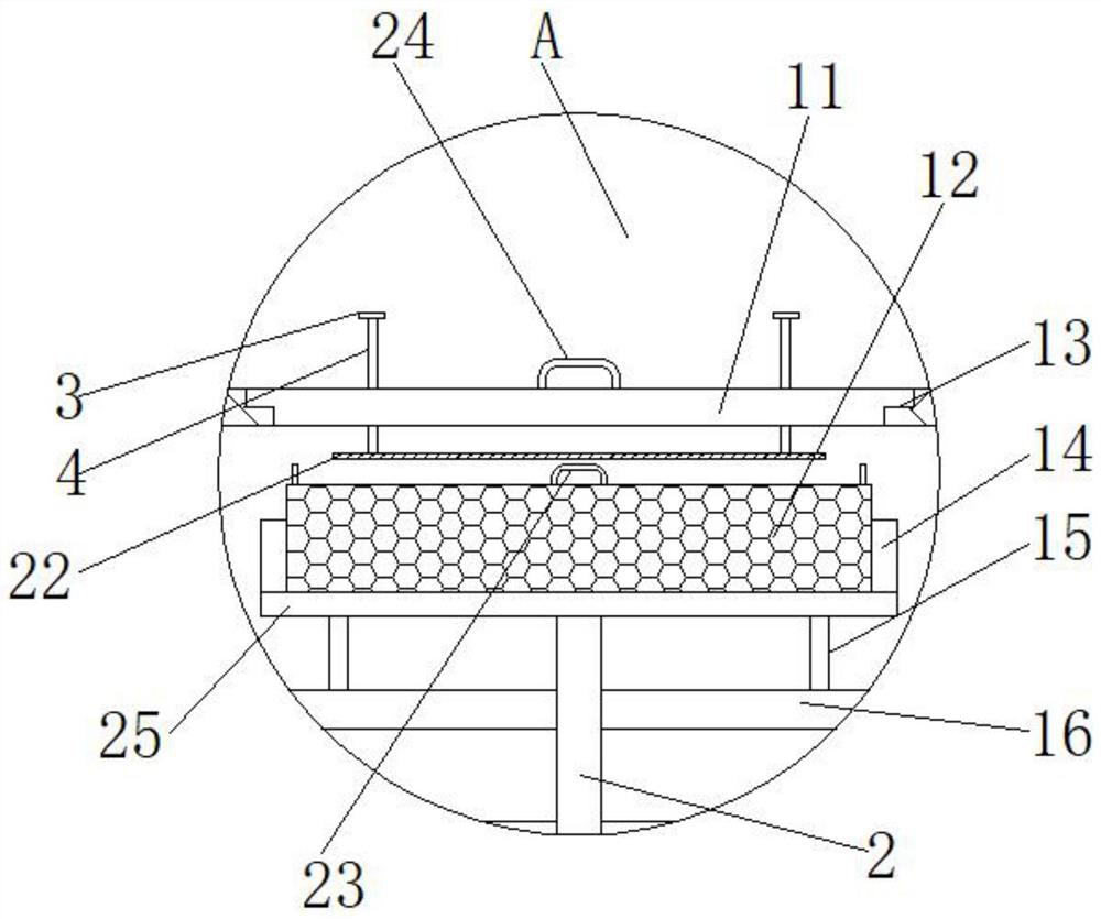 Feed stirring device for comprehensive rice and shrimp planting and breeding