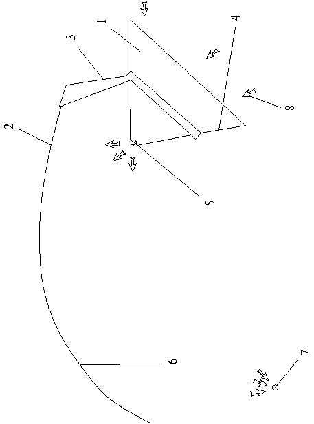 Light gathering power transmission one body type integration relay system