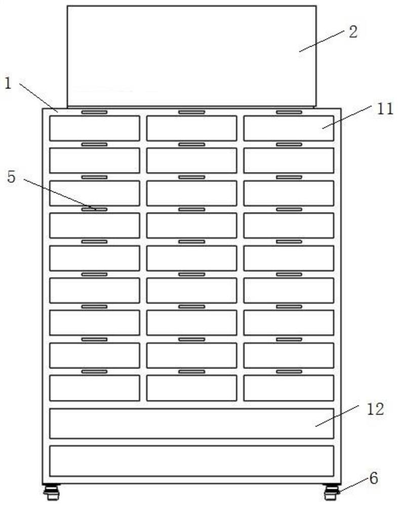 Cutting piece cutting die storage management system and storage management method thereof