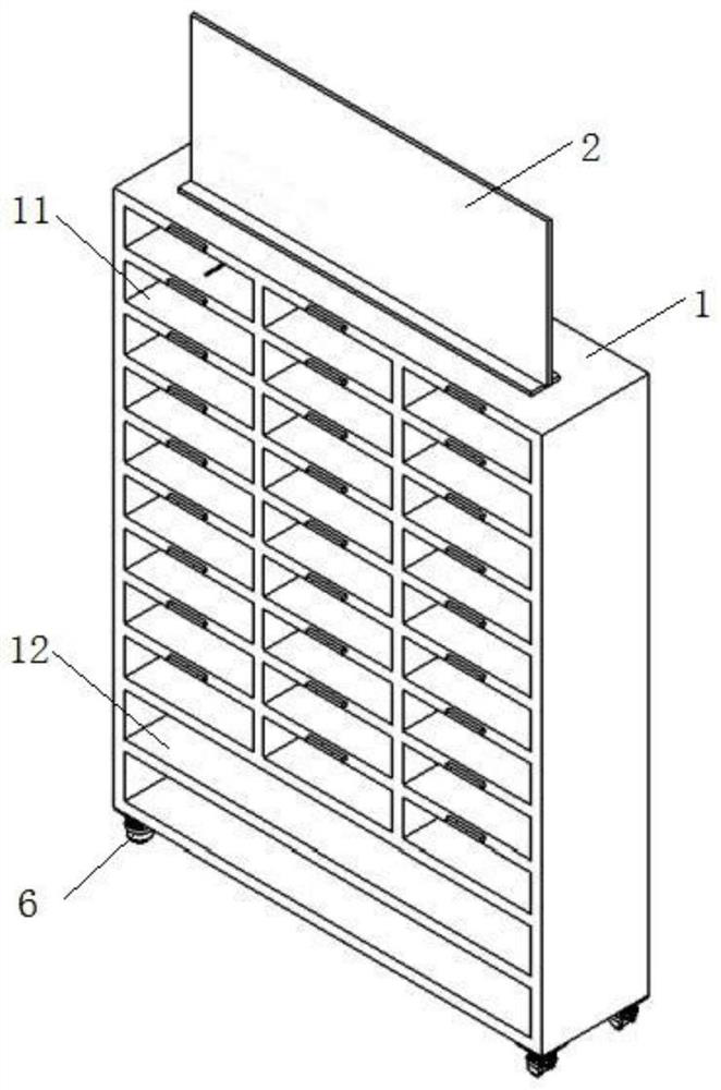 Cutting piece cutting die storage management system and storage management method thereof