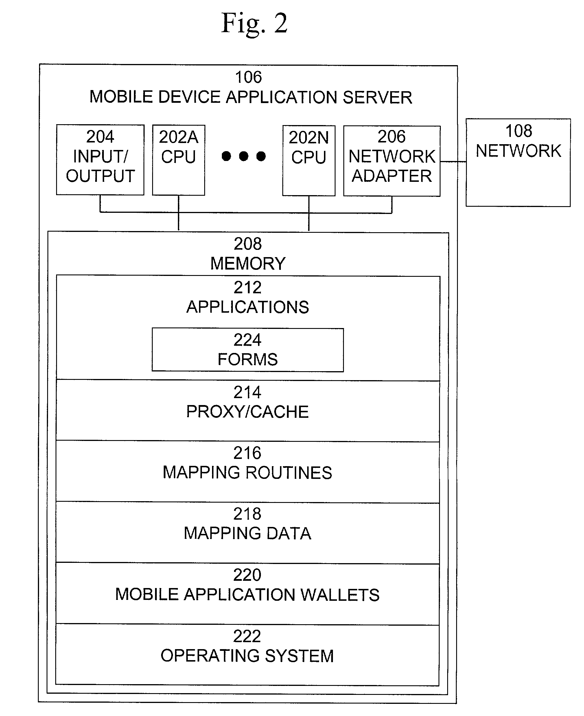 Wallet for storage of information for automated entry into forms of mobile applications