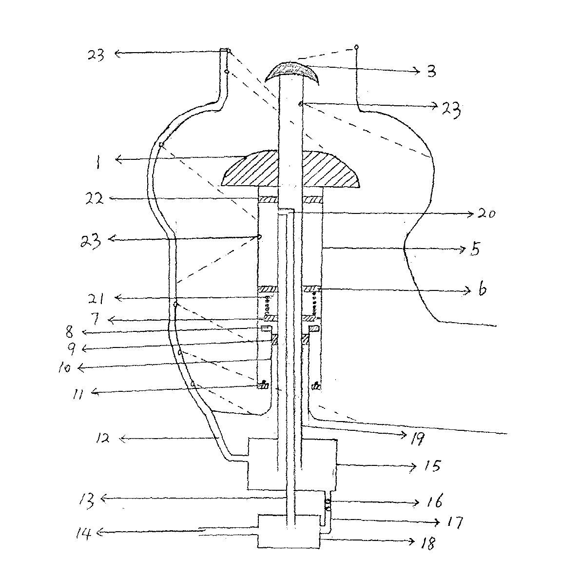 Water-spraying toilet