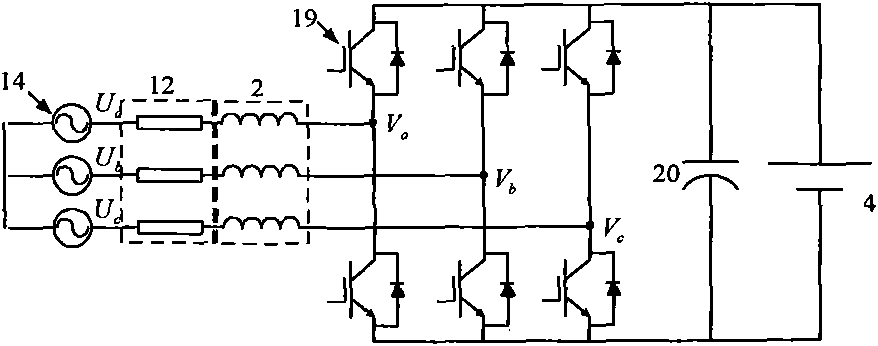 Power compensation method for unbalanced direct power control of voltage controlled grid-connected inverter