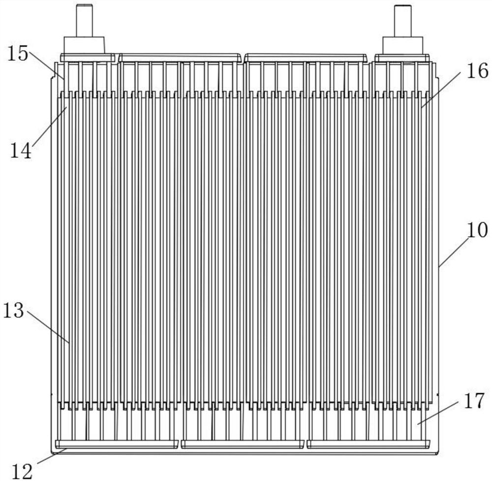 Maintenance-free lead-acid storage battery of high-energy electric vehicle