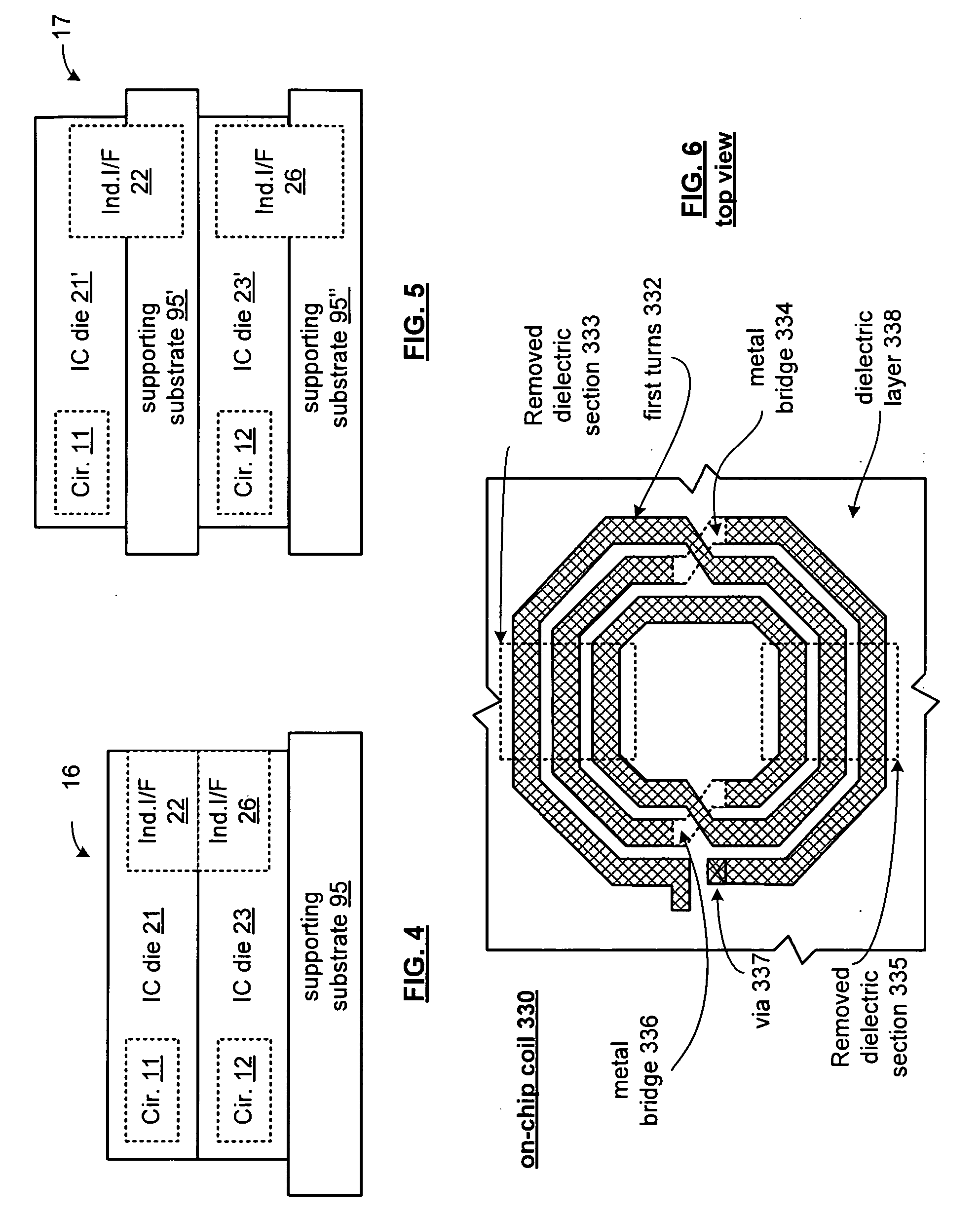 Inductively coupled integrated circuit with near field communication and methods for use therewith