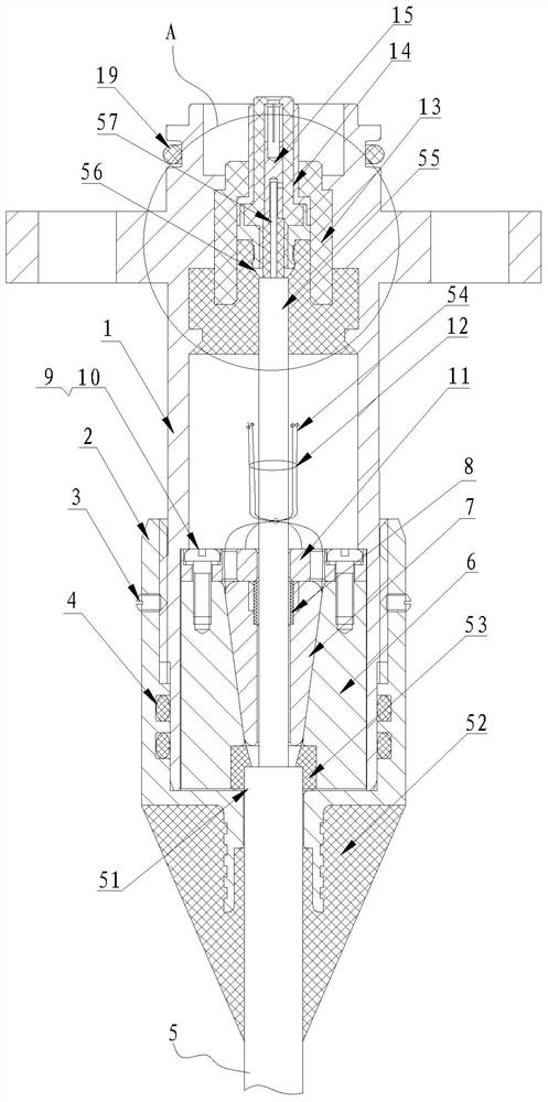 Bearing watertight connector