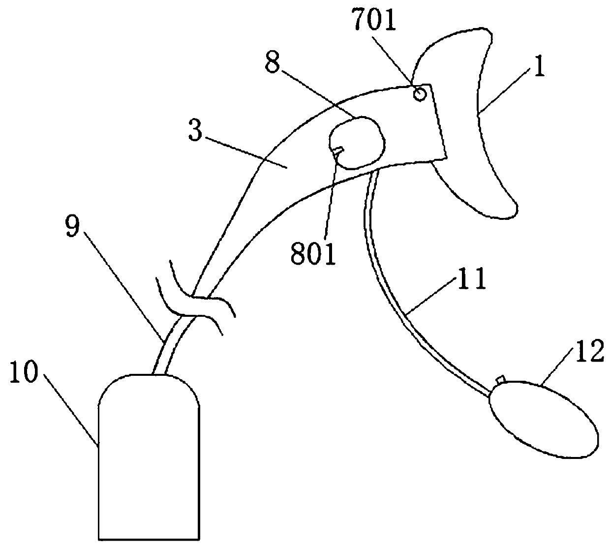 Urinary surgery nursing device which can prevent urine from leaking