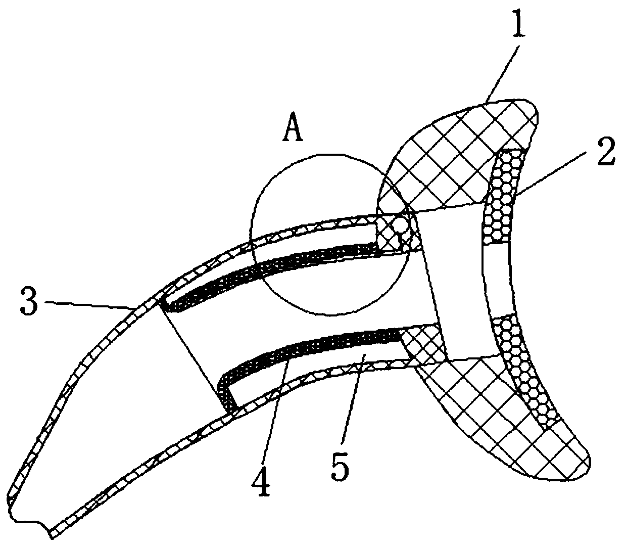 Urinary surgery nursing device which can prevent urine from leaking