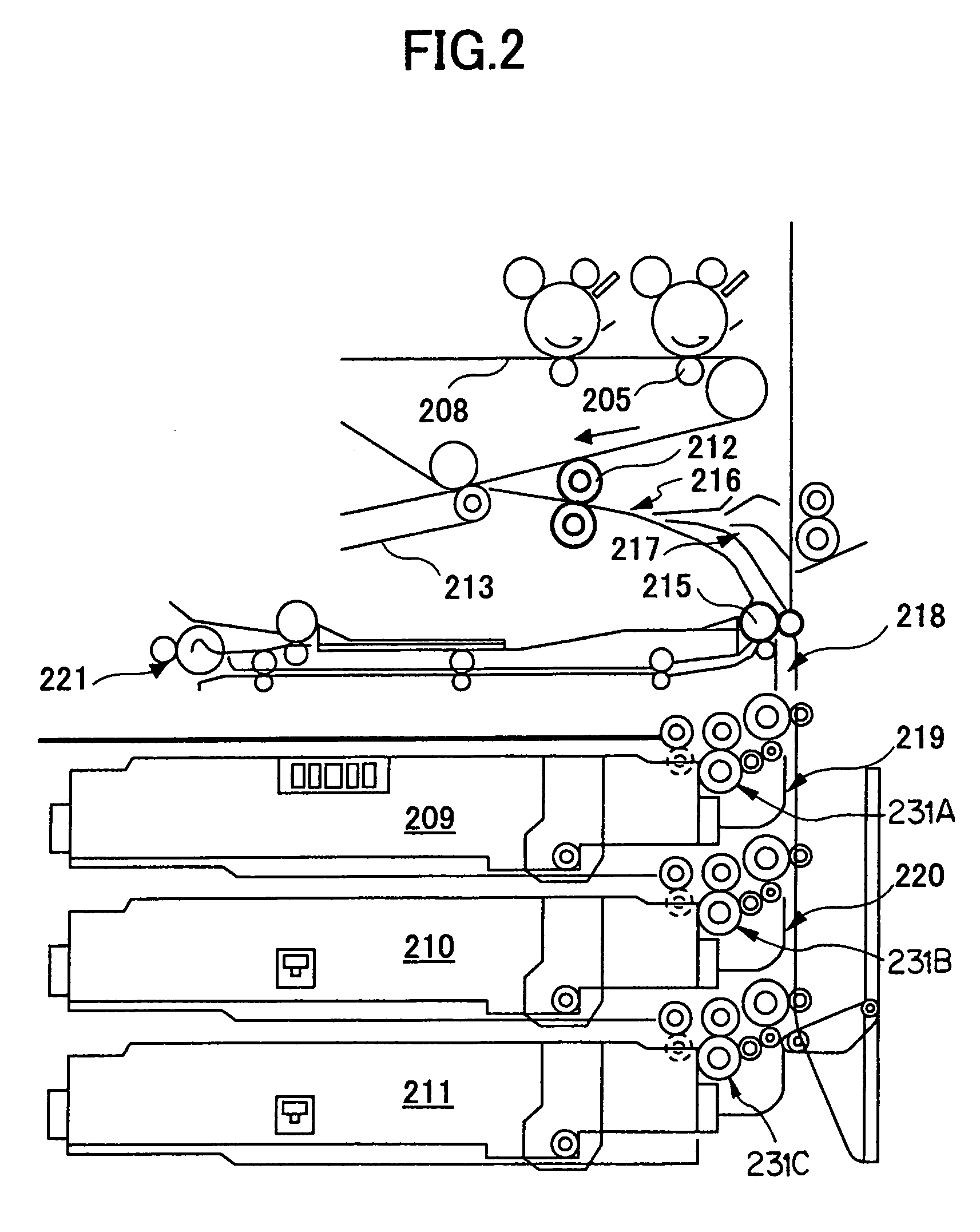 Sheet transferring device and image forming device