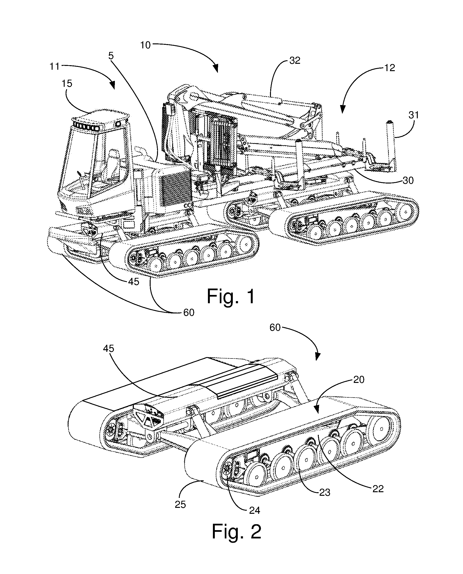 Drive unit for tracked vehicle and vehicle provided with drive unit