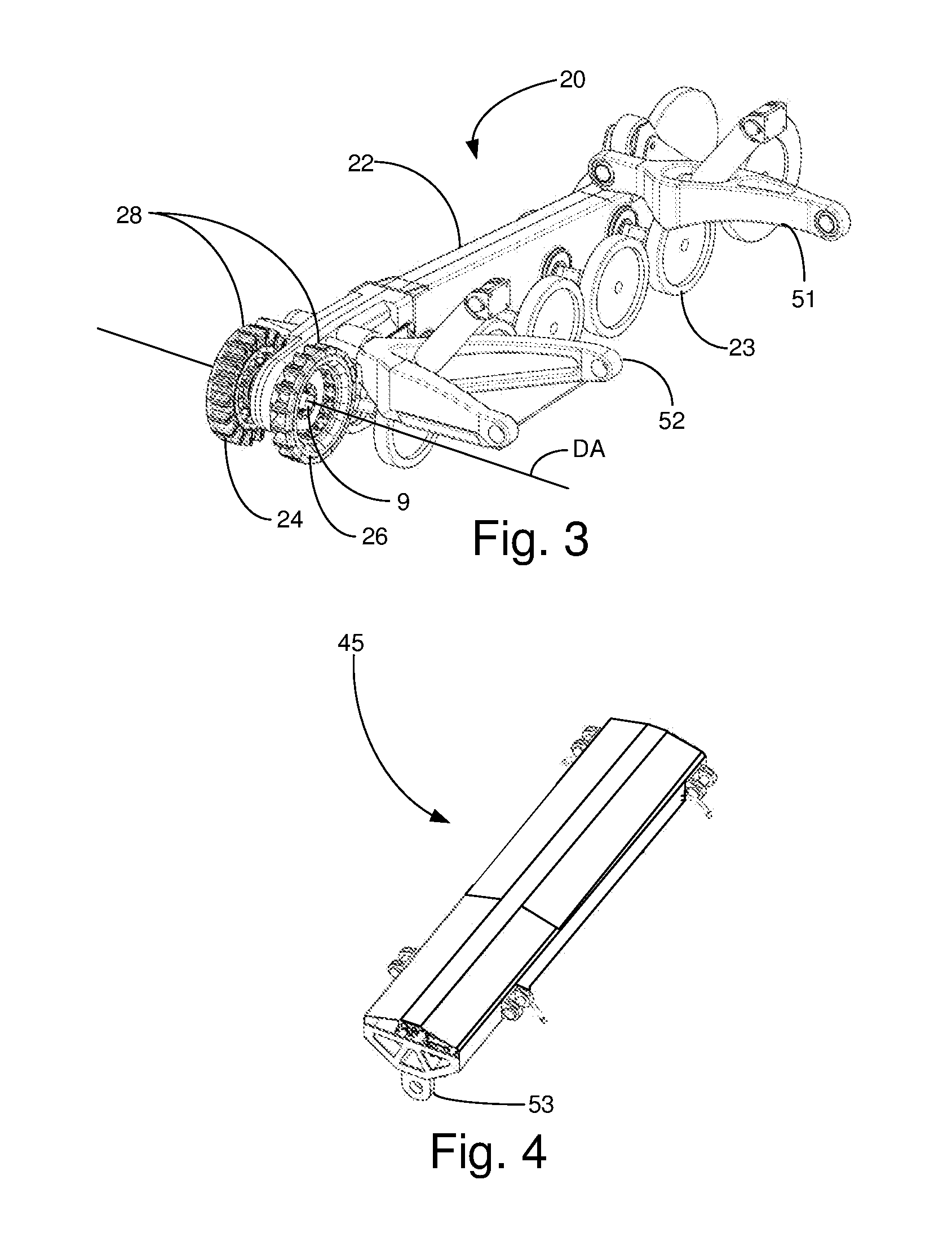 Drive unit for tracked vehicle and vehicle provided with drive unit