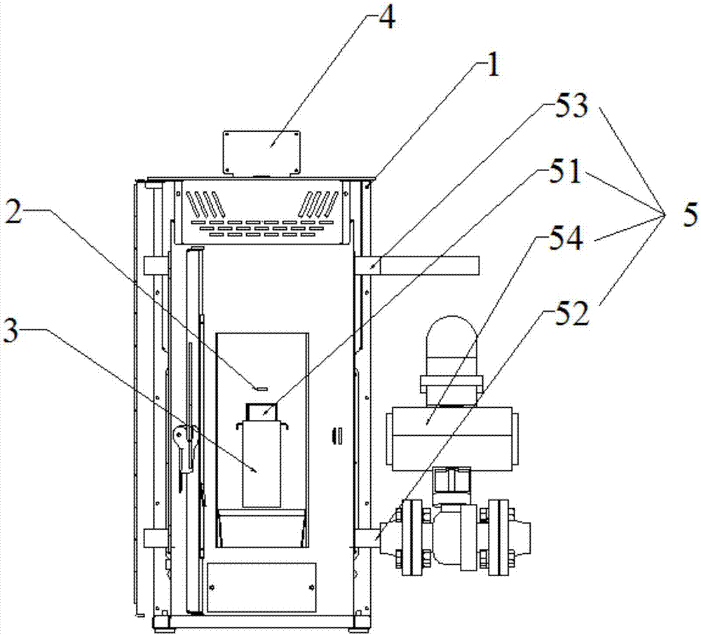 Wood-burning granule furnace