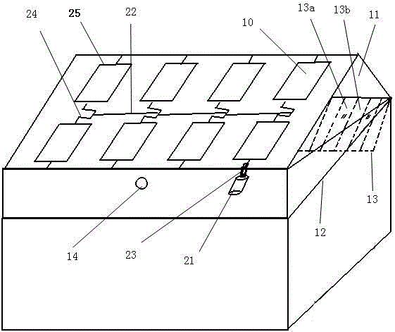 Ray adjustment structure of photovoltaic power generation greenhouse and adjustment method thereof