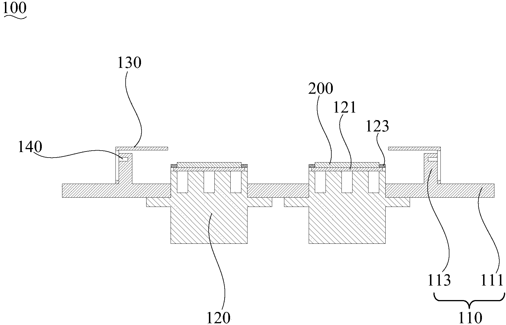 Magnetron sputtering device and sputtering cathode thereof