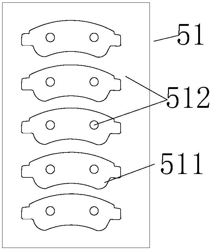 Steel back gluing device for brake clutch plate production