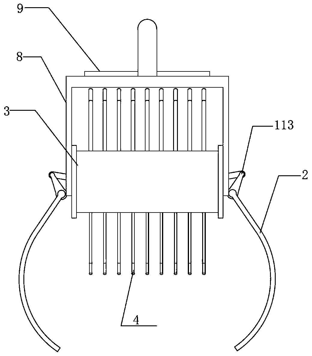 Camellia seed picking device