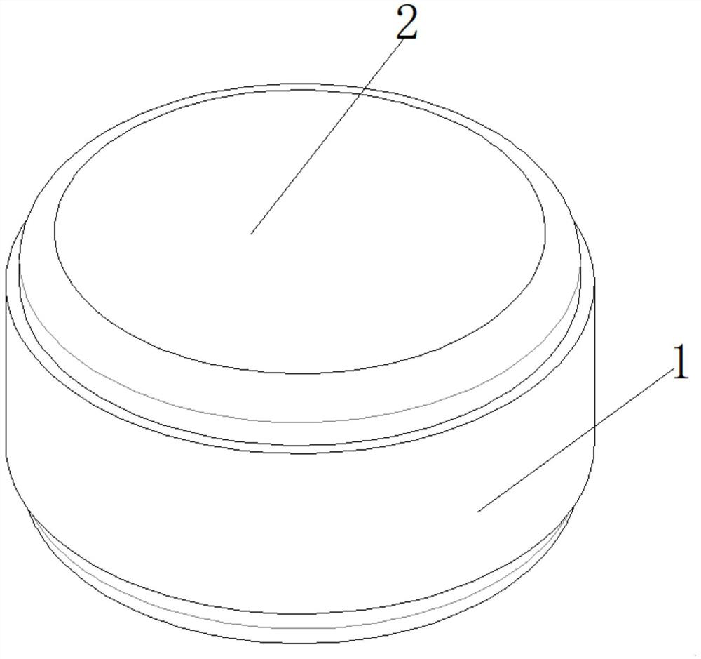 Novel cylindrical button battery