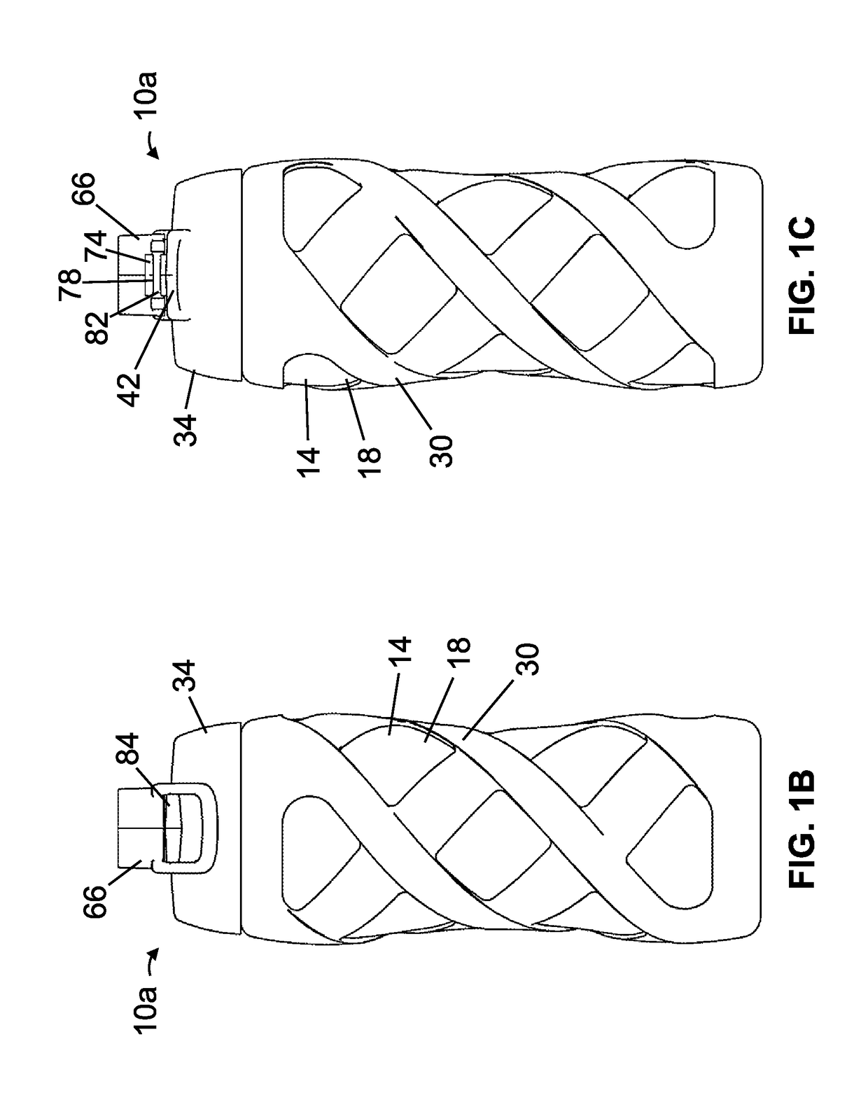 Liquid containers having filters and related methods