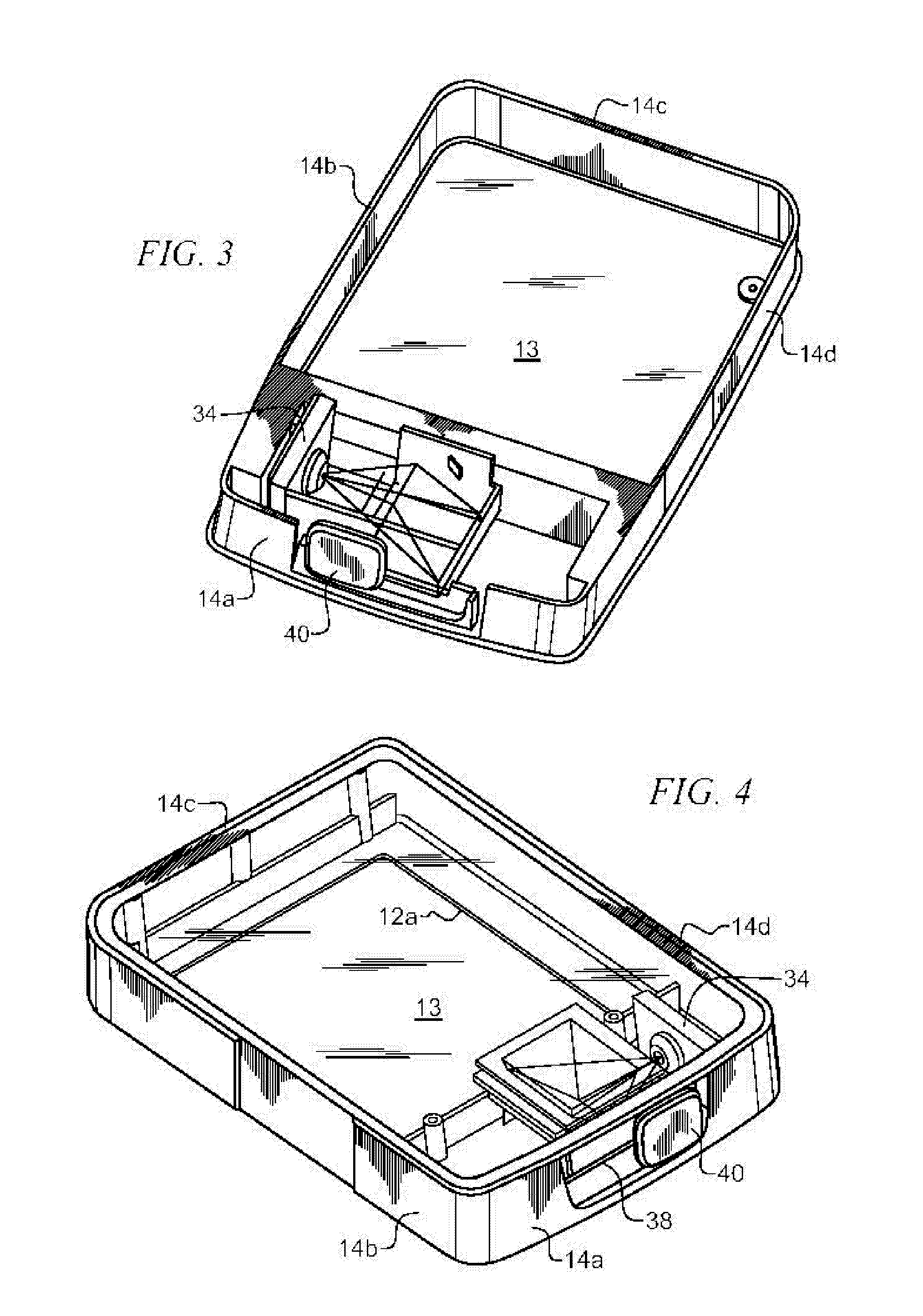 Magnifier Having Slideably Mounted Camera