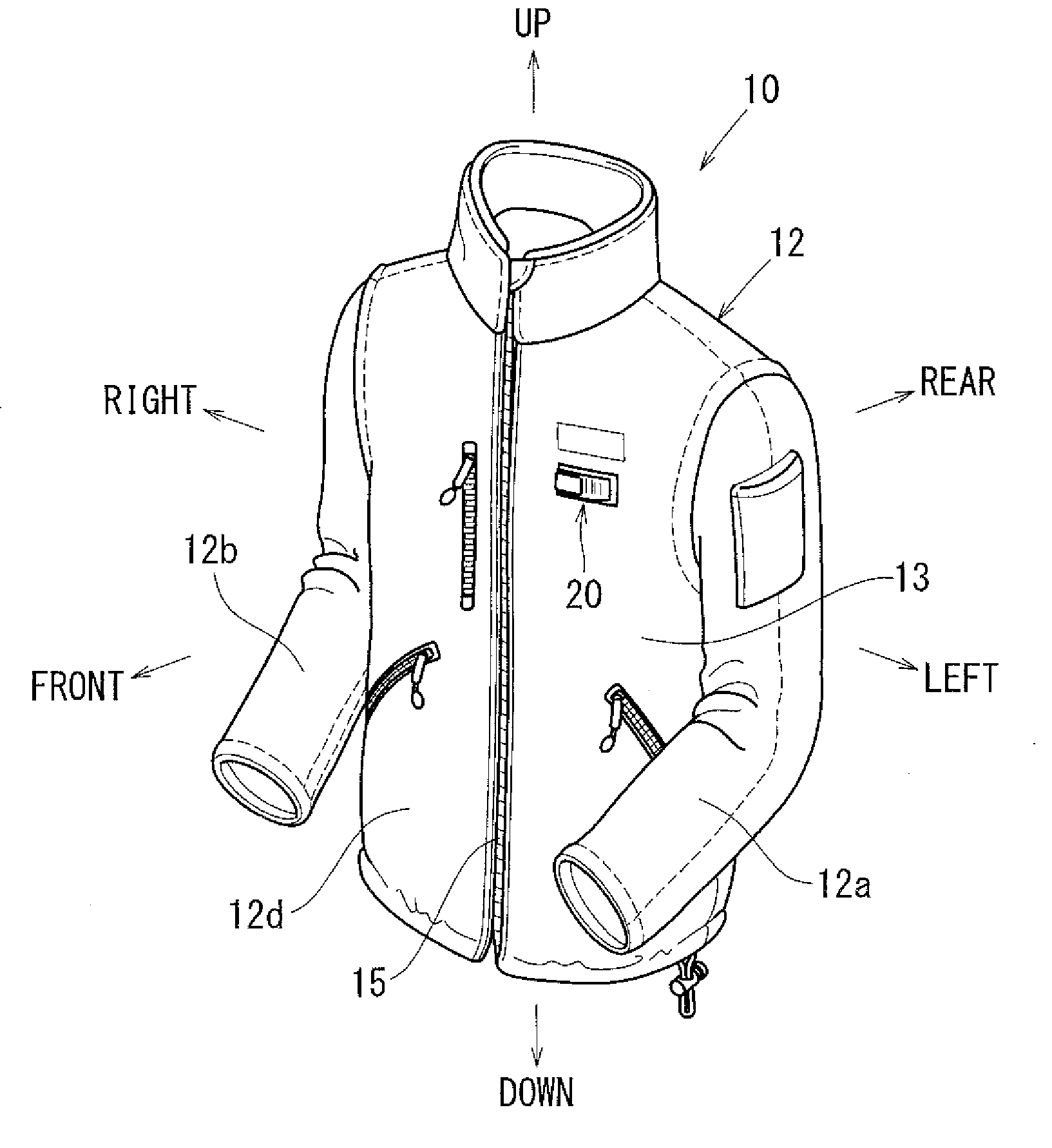 Heat-retaining jacket