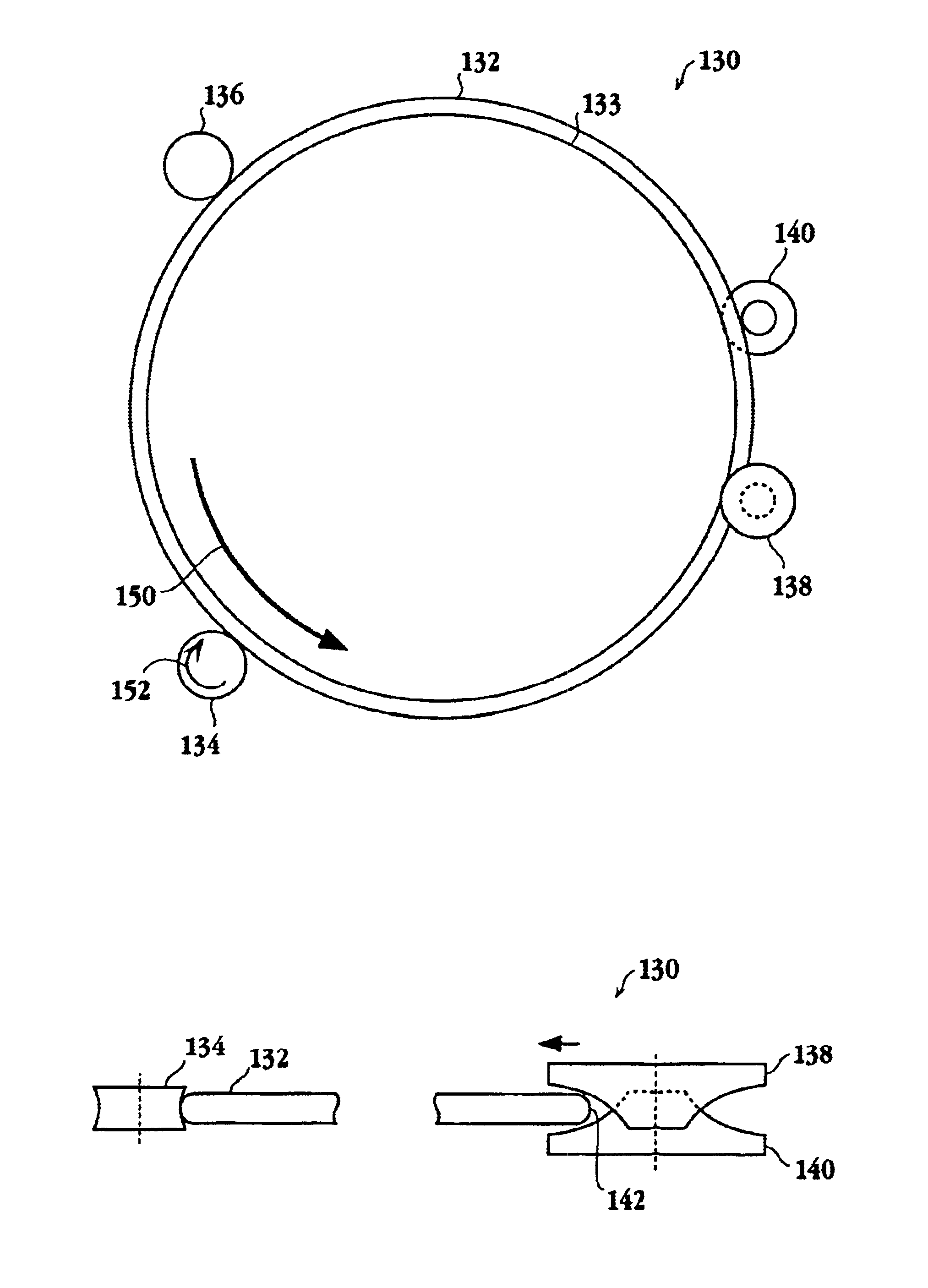 Wafer bevel edge cleaning system and apparatus