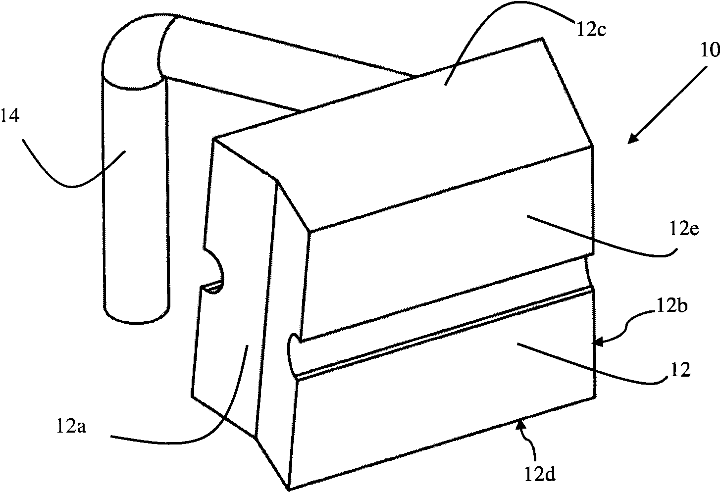 DC motor and carbon brush thereof