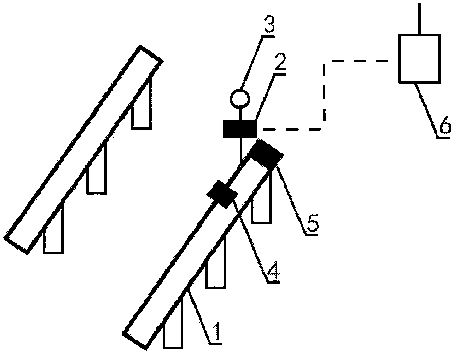 Road shoulder illegal parking warning processing system