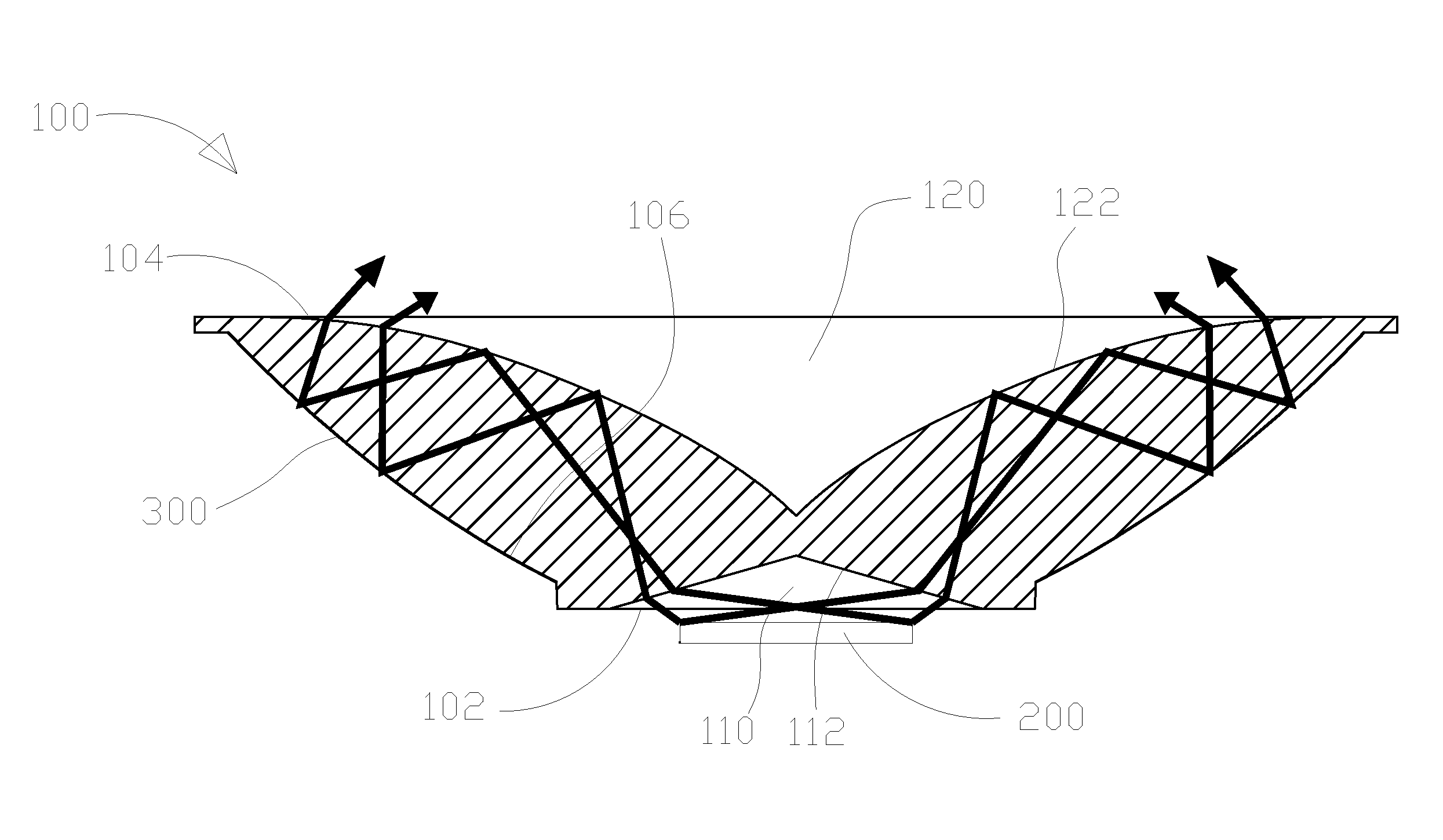 Lens for uniform illumination