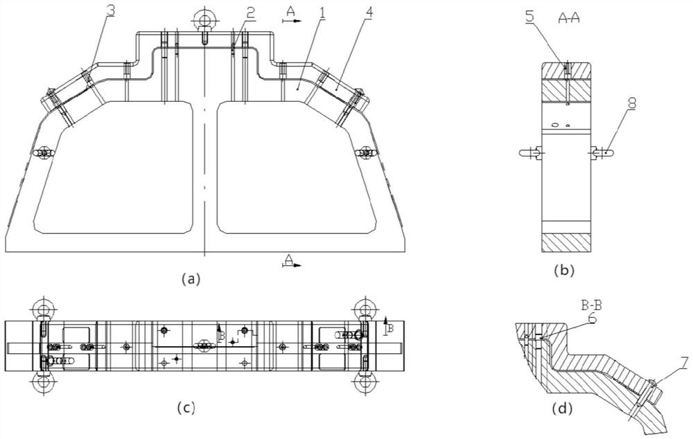 Accurate manufacturing method of bow-shaped aluminum alloy part