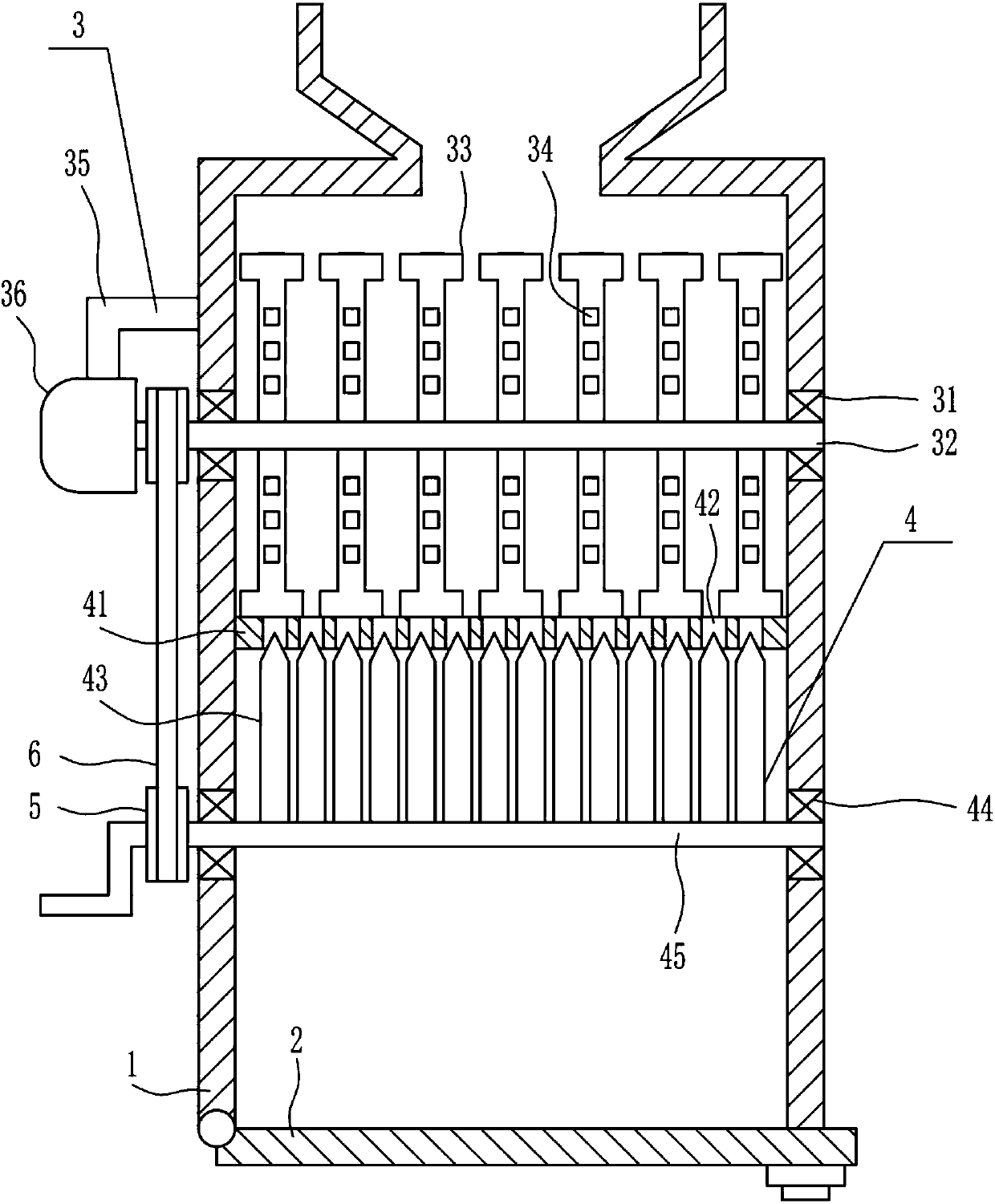 Cement deblocking device for building monitoring