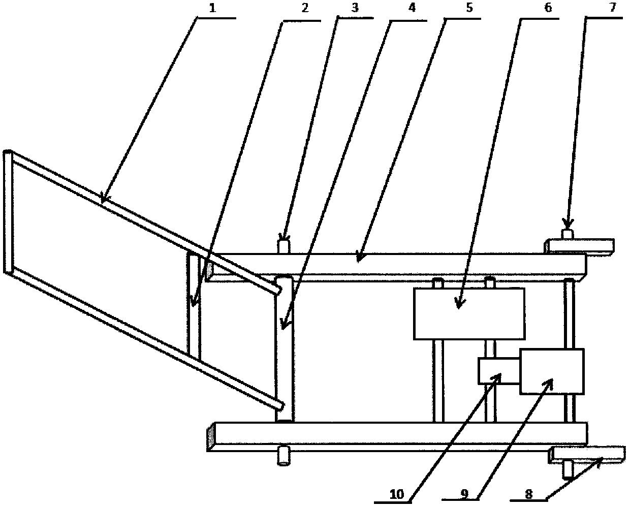 Electric stair-climbing crawler machine