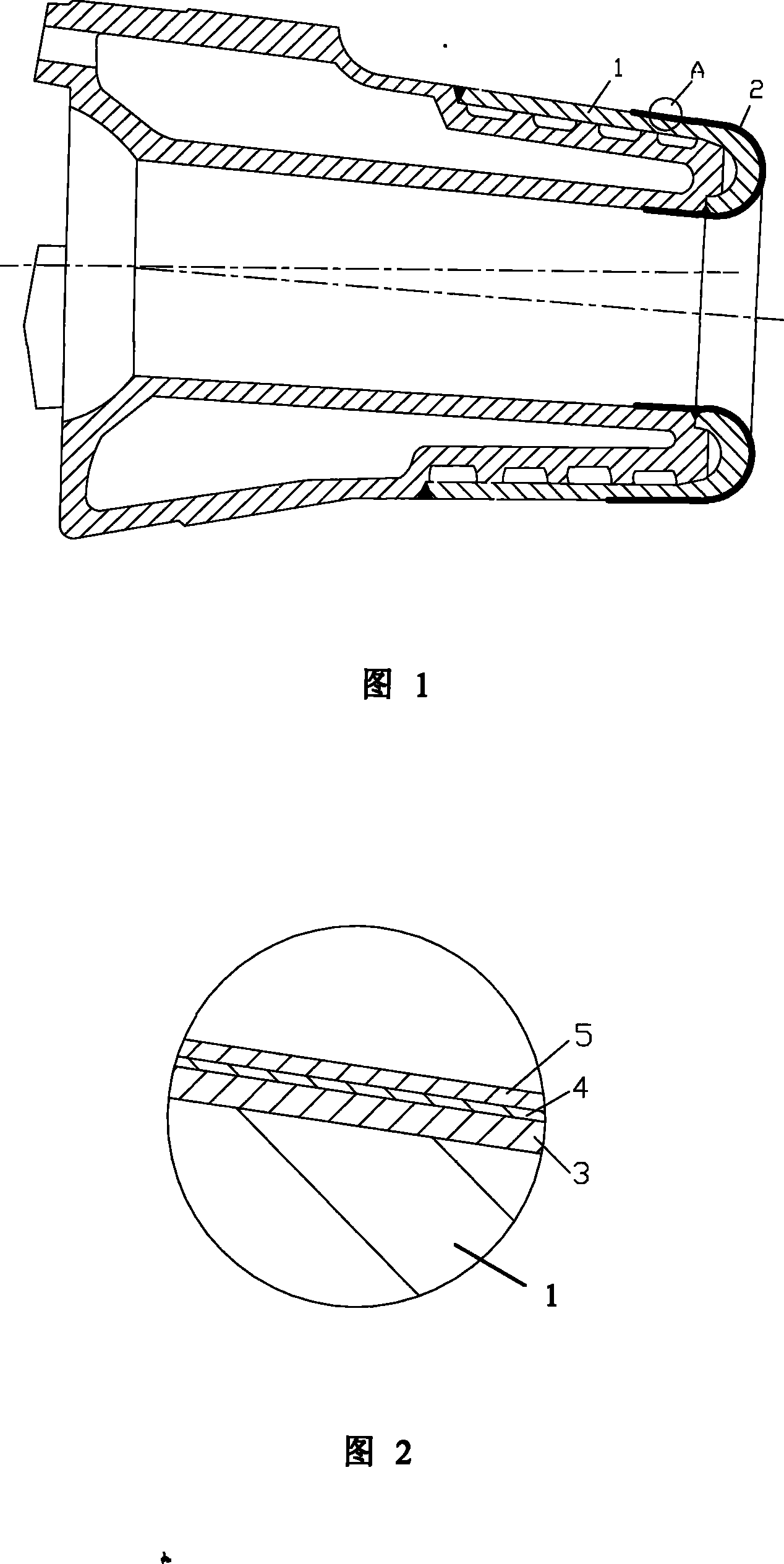 Surface coating for tuyeres of blast furnace and method for preparing the same