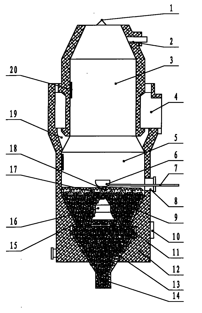 Method for baking dry quenching furnace