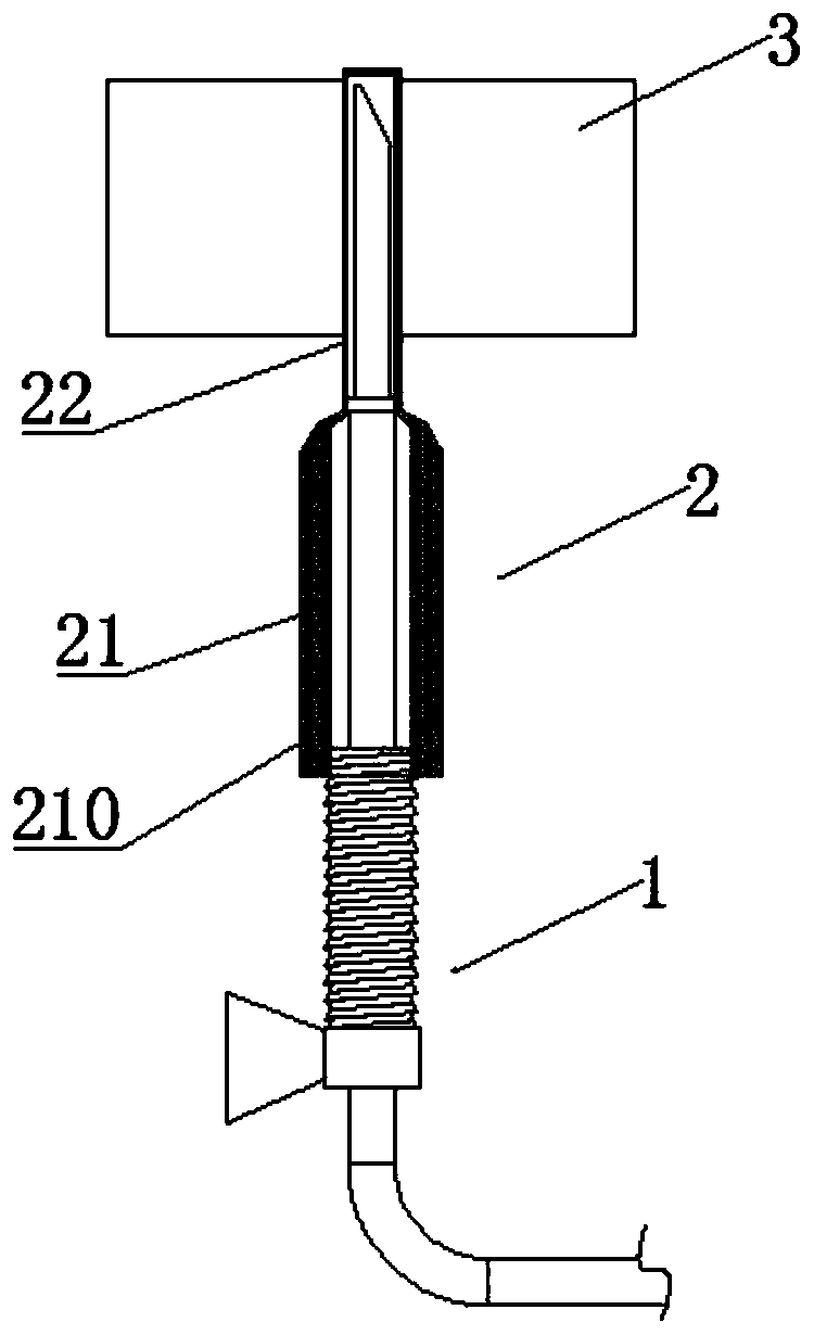 Adrenal vein blood sampling catheter assembly