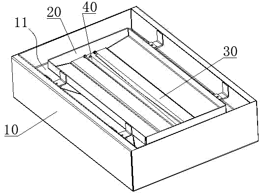 Glue dipping tank and capsule production line